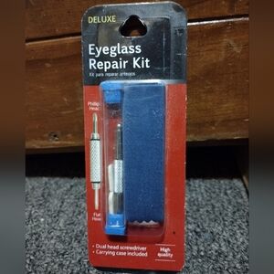 Deluxe Blue Eyeglass Repair Kit